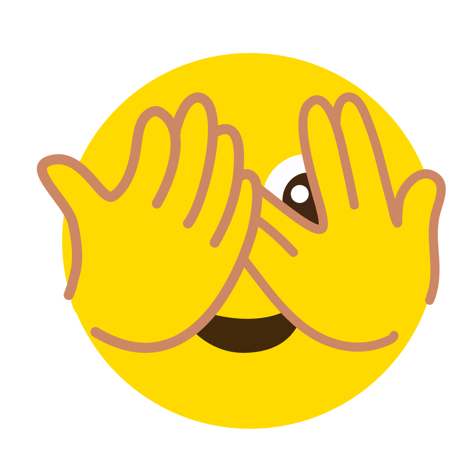 Face With Peeking Eye Emoji On White Background High Qualiy, 41 OFF