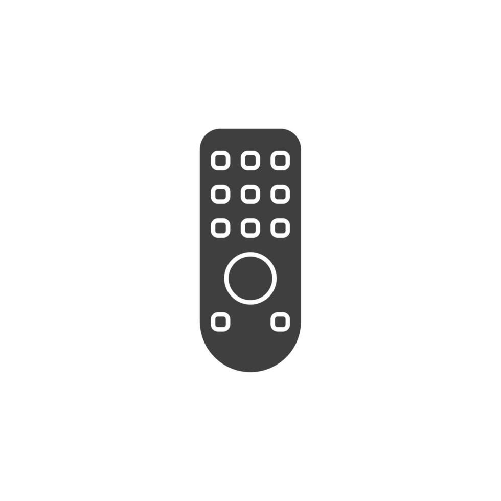 Vector sign of the remote symbol is isolated on a white background. remote icon color editable.