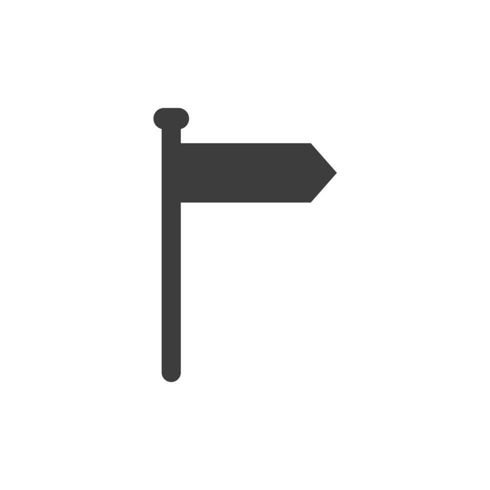 Vector sign of the blank signs pointing in opposite directions symbol is isolated on a white background. blank signs pointing in opposite directions icon color editable.