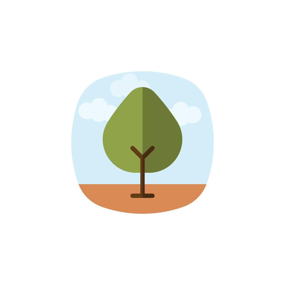 vector de árbol para presentación de icono de símbolo de sitio web