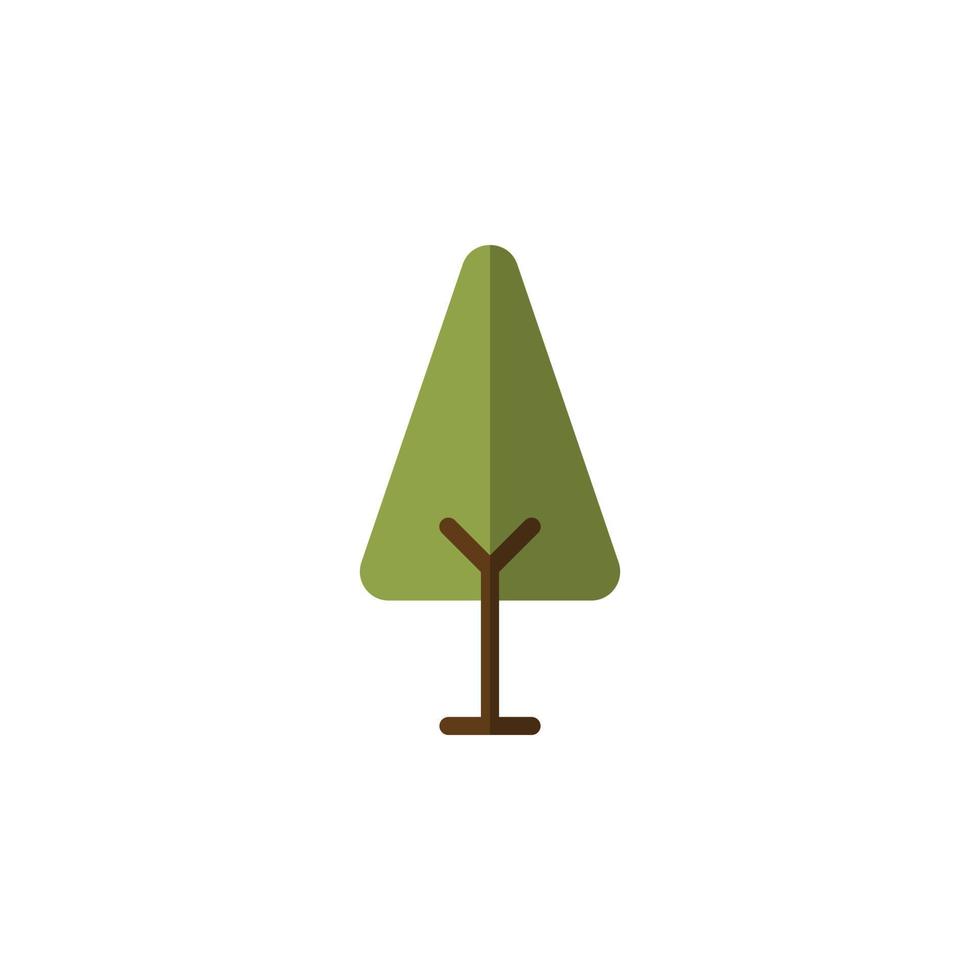 vector de árbol para presentación de icono de símbolo de sitio web