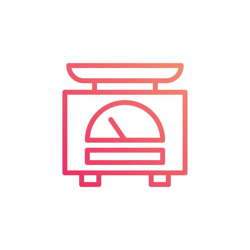 scales kitchen vector for website symbol icon presentation