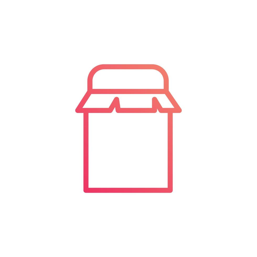 syrup jar vector for website symbol icon presentation