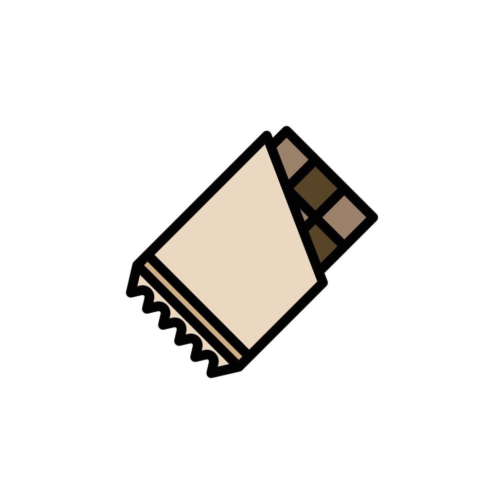 vector de chocolate para presentación de icono de símbolo de sitio web