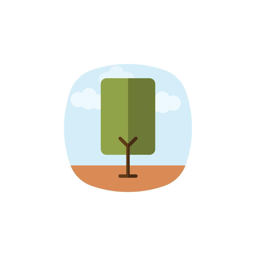 vector de árbol para presentación de icono de símbolo de sitio web