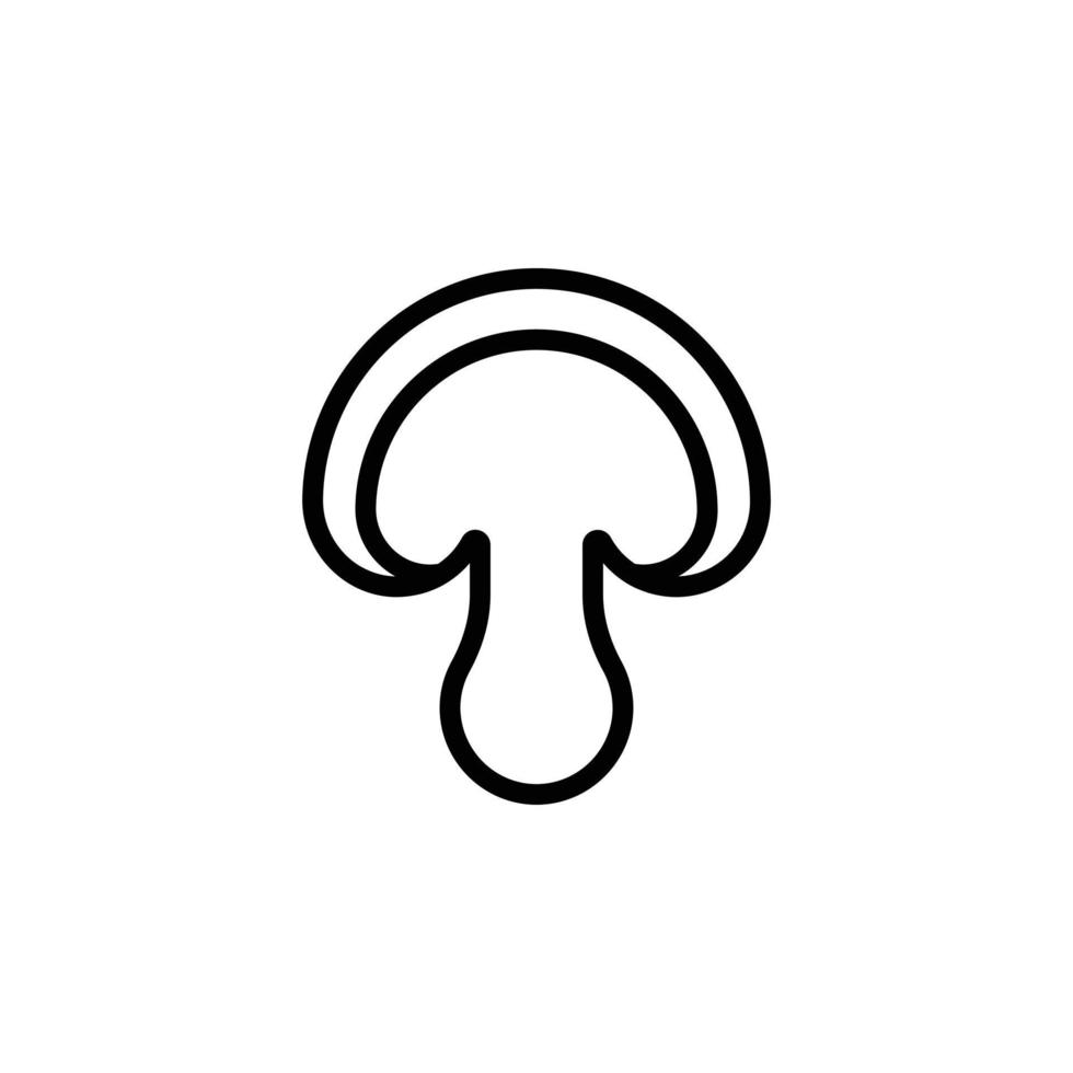 mushroom vector for website symbol icon presentation