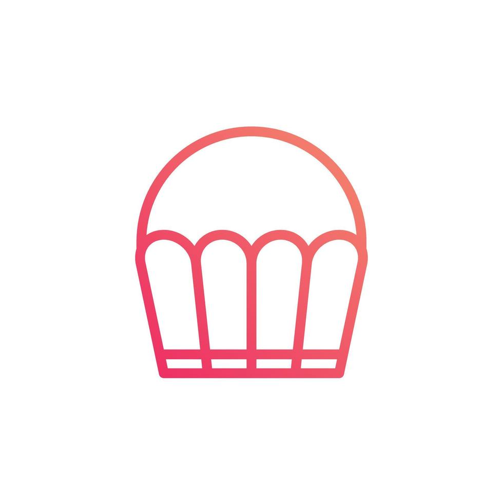 cupcake vector for website symbol icon presentation