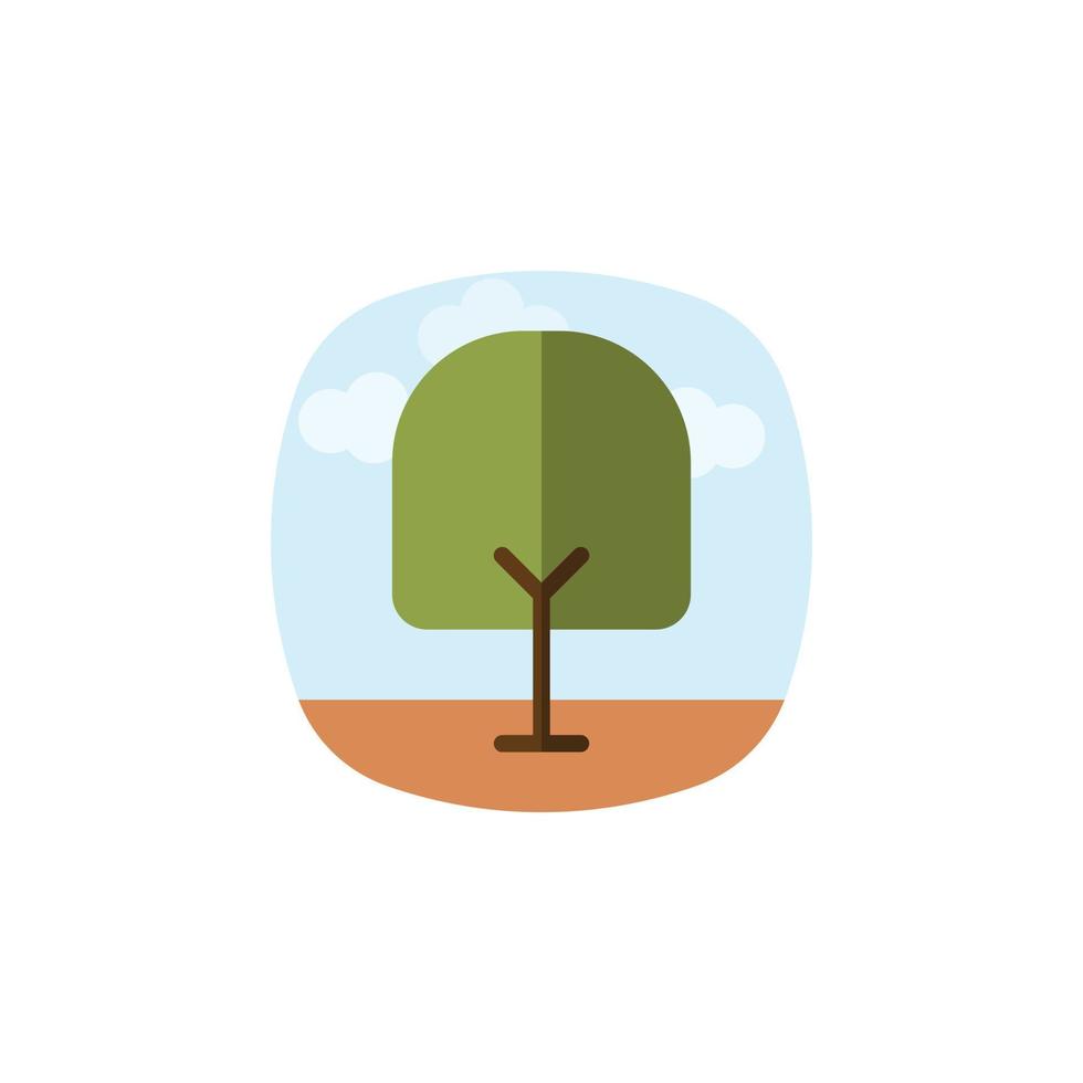 vector de árbol para presentación de icono de símbolo de sitio web