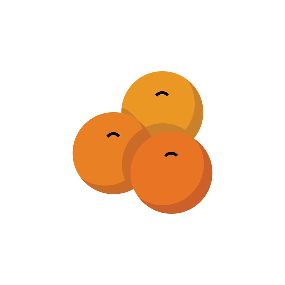 Orange fruit vector for website symbol icon presentation