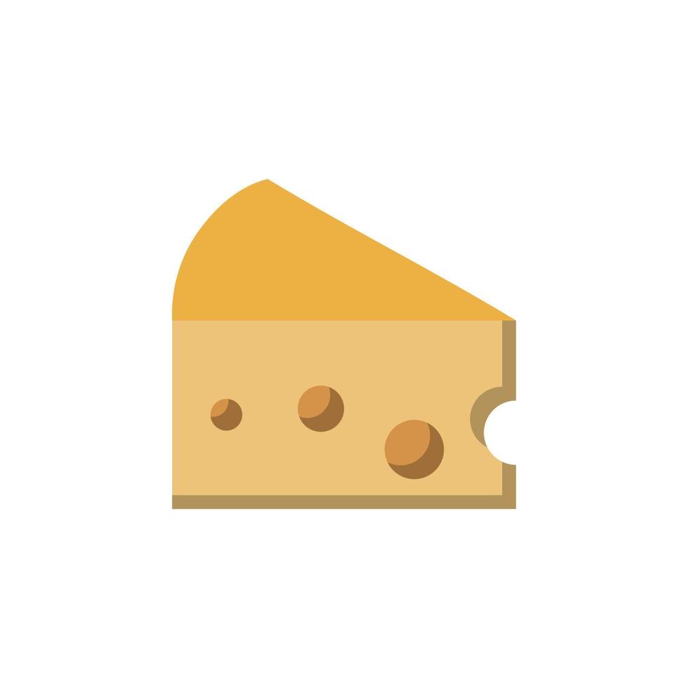 vector de queso para presentación de icono de símbolo de sitio web