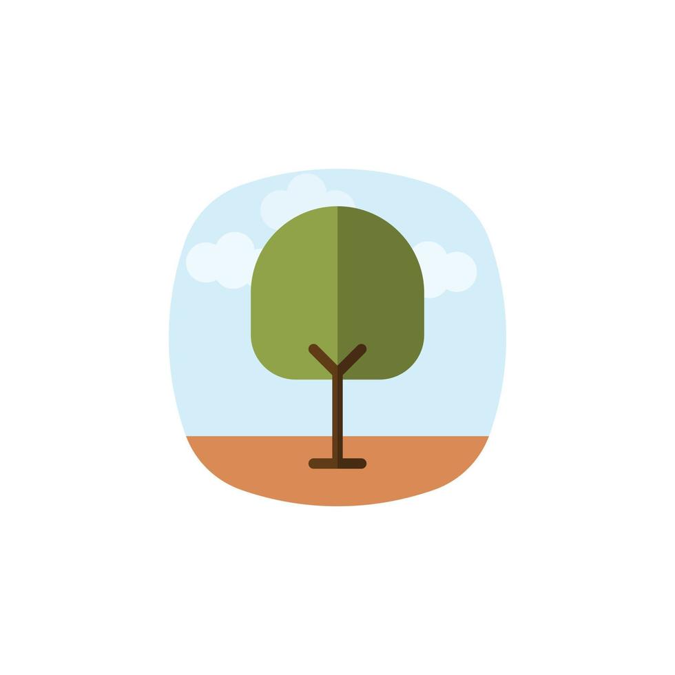 vector de árbol para presentación de icono de símbolo de sitio web