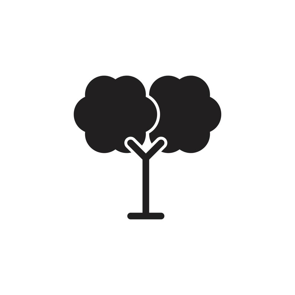 vector de árbol para presentación de icono de símbolo de sitio web