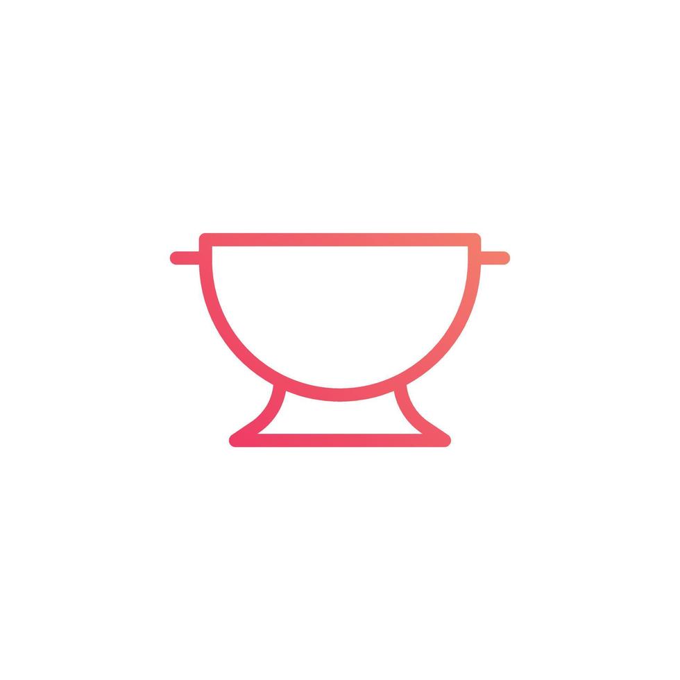 rice bowl vector for website symbol icon presentation