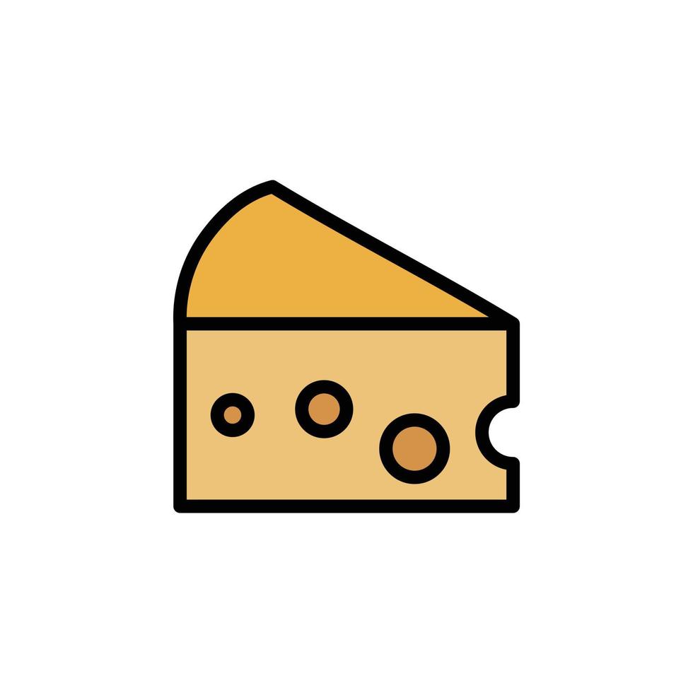 vector de queso para presentación de icono de símbolo de sitio web