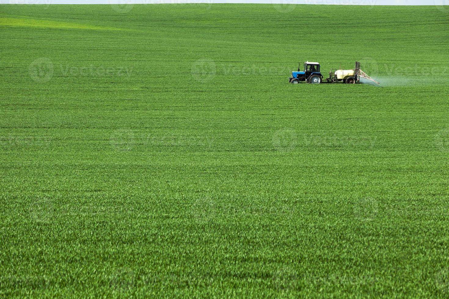 tractor in the field photo