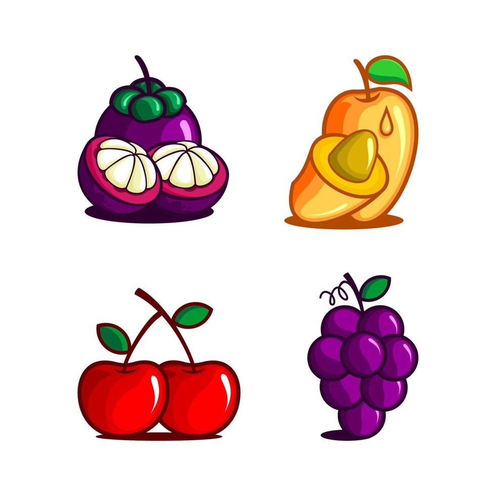 frutas dulces vector.eps vector