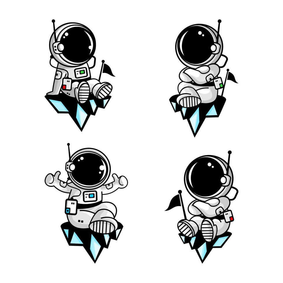 astronautas logo vector