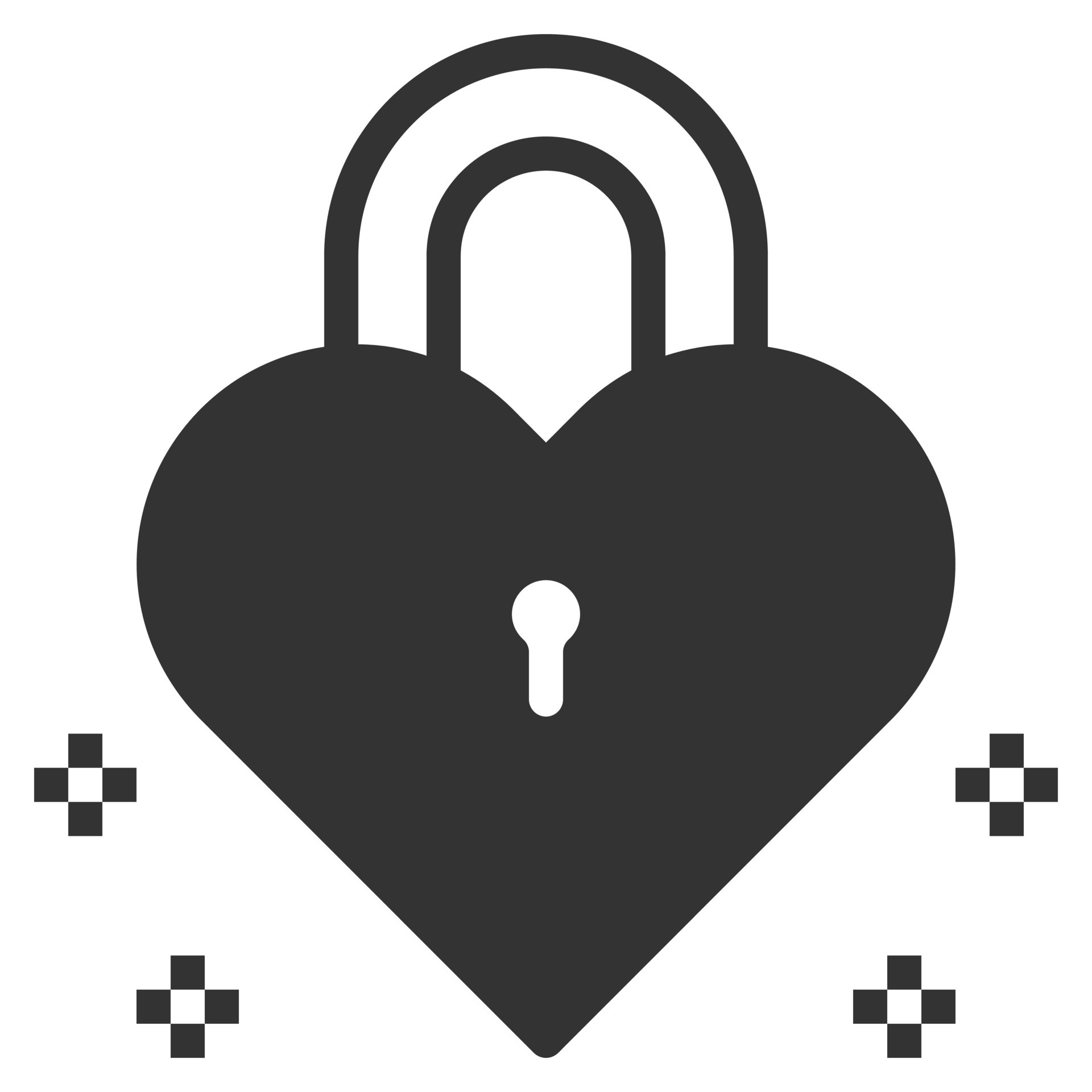 Lock love icon solid vector illustration 9691047 Vector Art at Vecteezy