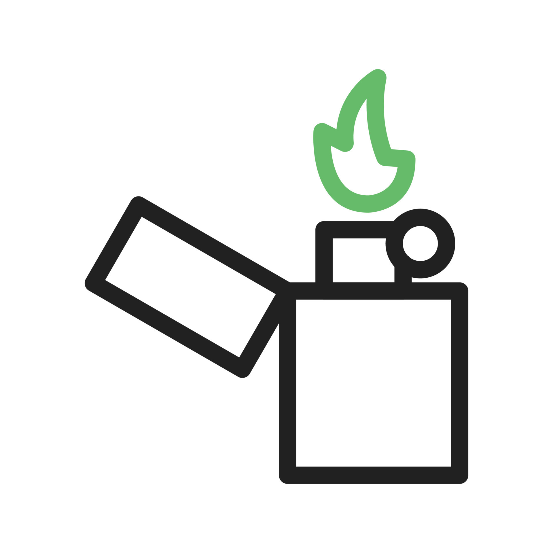 Lighter Line Green and Black Icon 9691126 Vector Art at Vecteezy