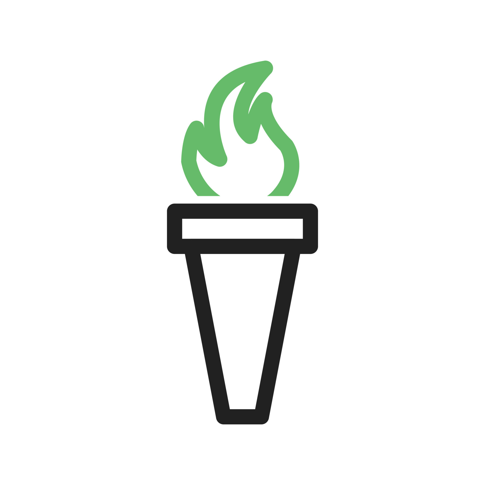 Torch Line Green and Black Icon 9691285 Vector Art at Vecteezy