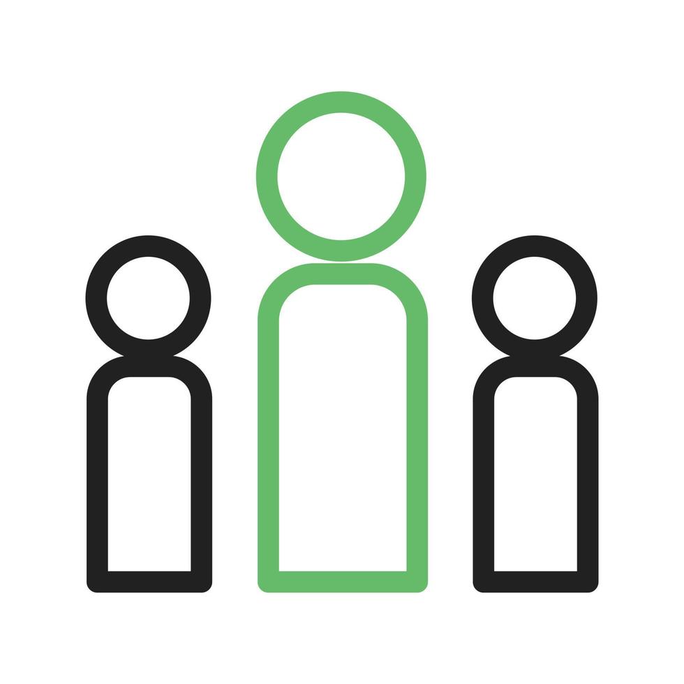 Leadership Line Green and Black Icon 9692362 Vector Art at Vecteezy