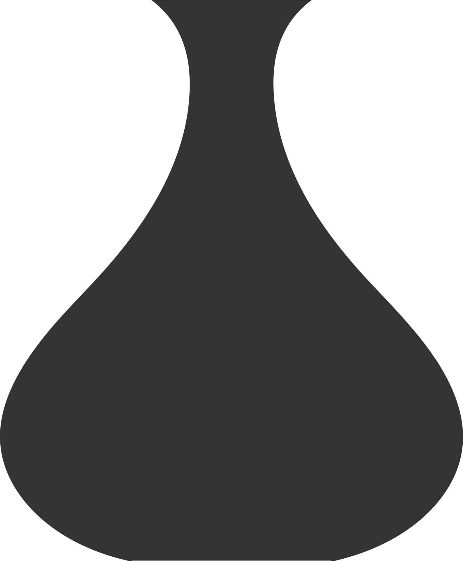 Ceramic vase nordic style, Flat style vase, minimal design 9692465 PNG