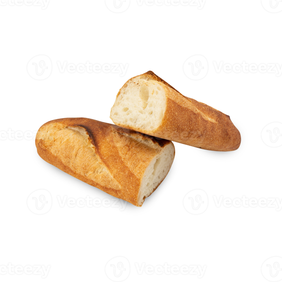 Baguette Bread cutout, Png file