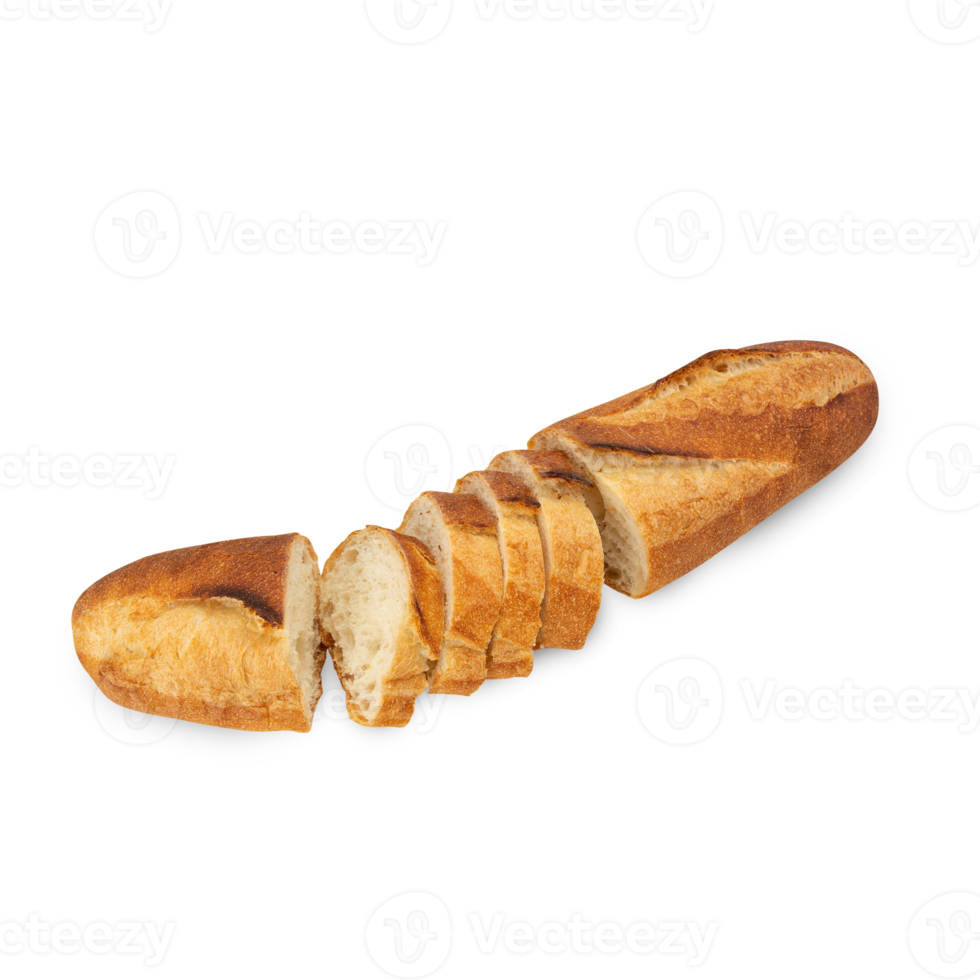 Baguette Bread cutout, Png file
