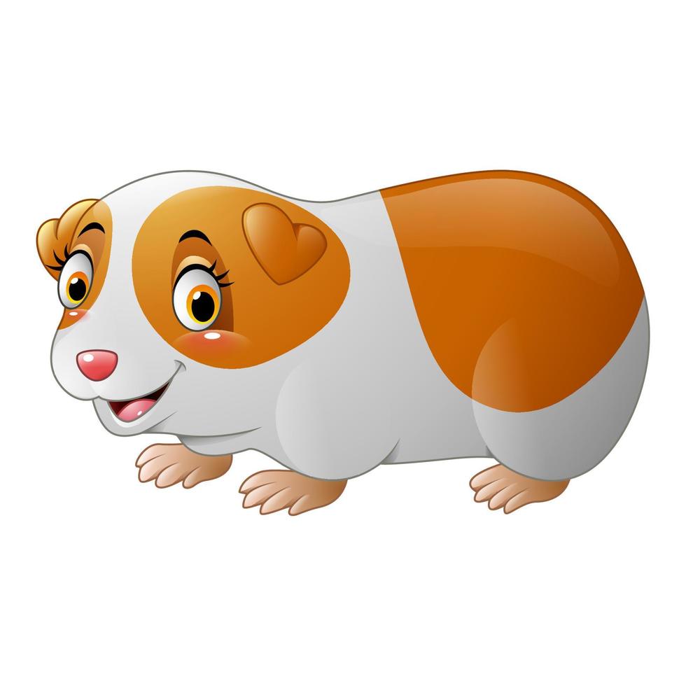 Cute hamster cartoon vector