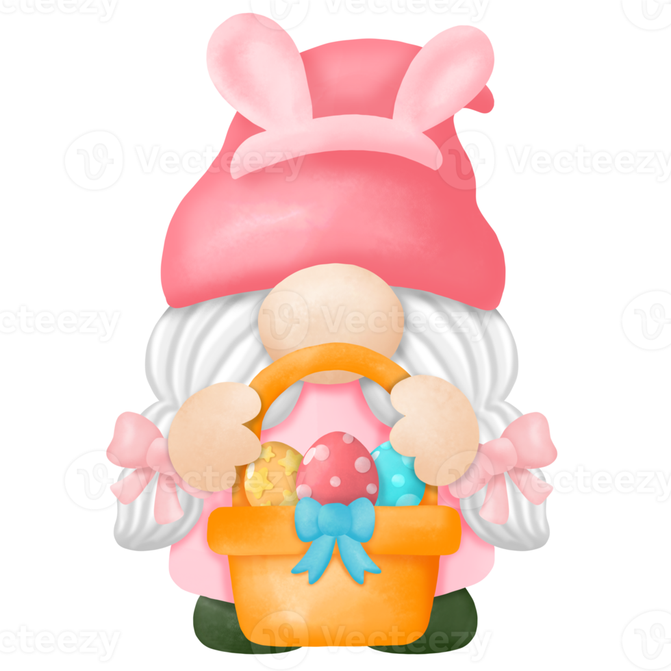 gnomos pascua acuarela clipart png