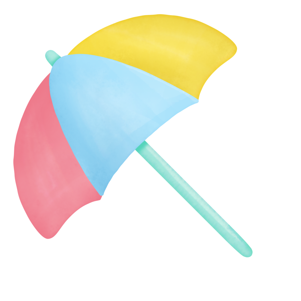 paraguas acuarela clipart png