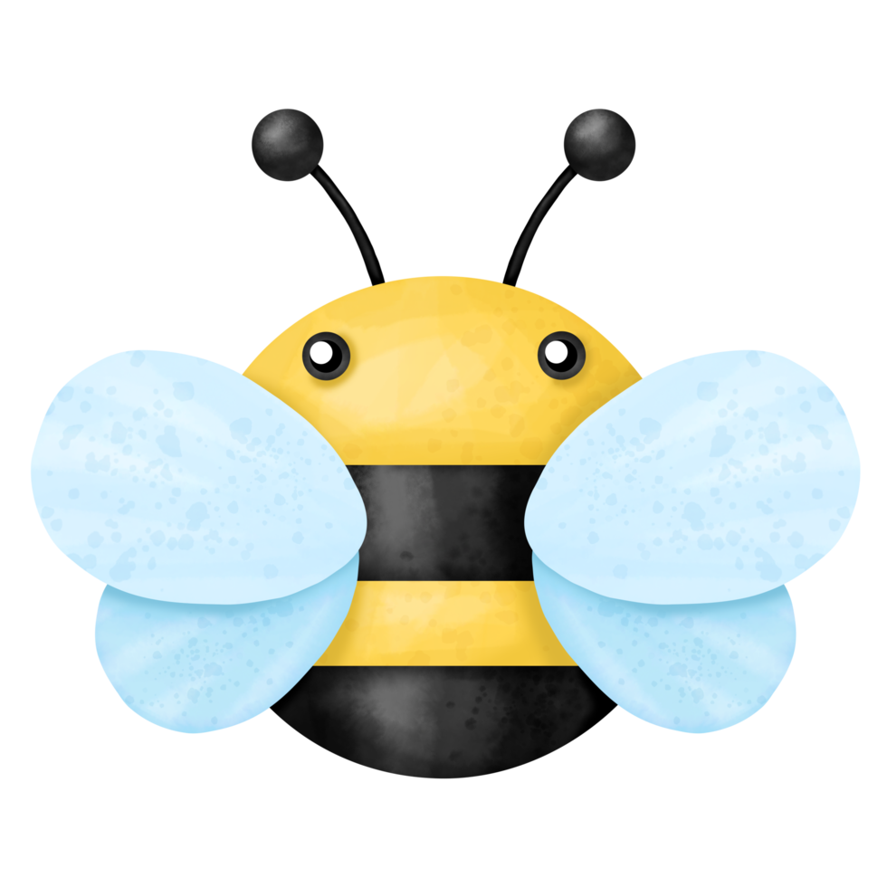 Honigbienen-Aquarell-Clipart png