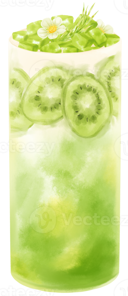 zomerfruitdrank aquarel png