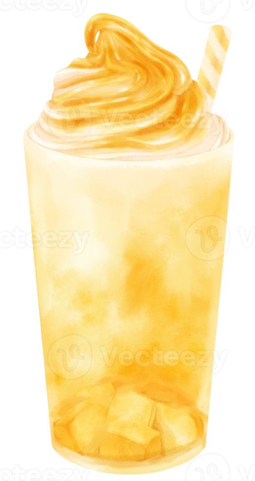 mango smoothie sommergetränk aquarell 9694569 PNG