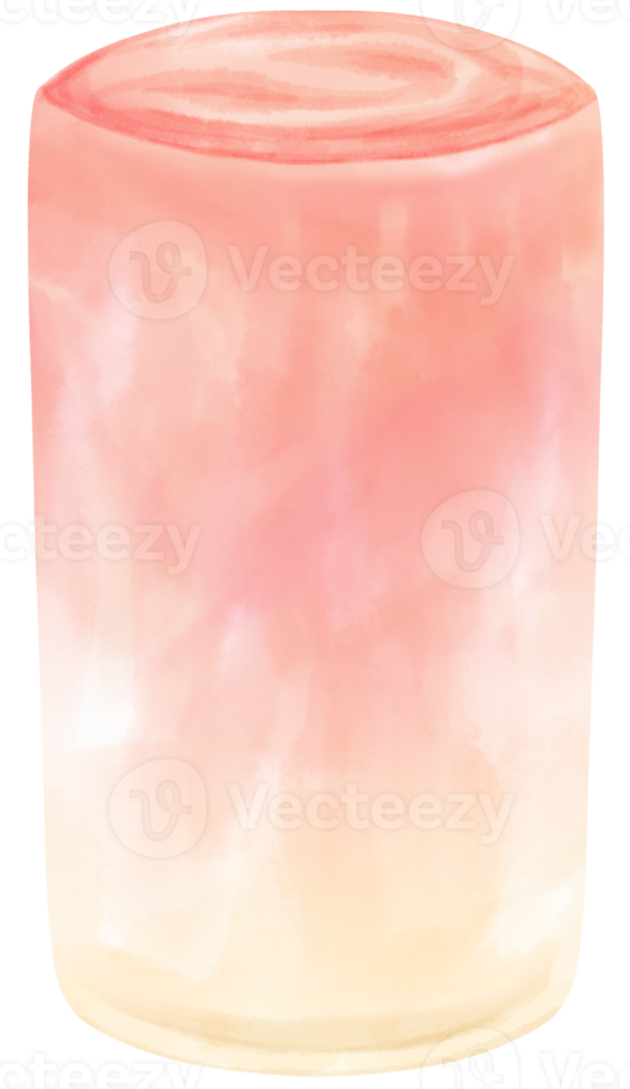 aardbei zomerdrankje aquarel png