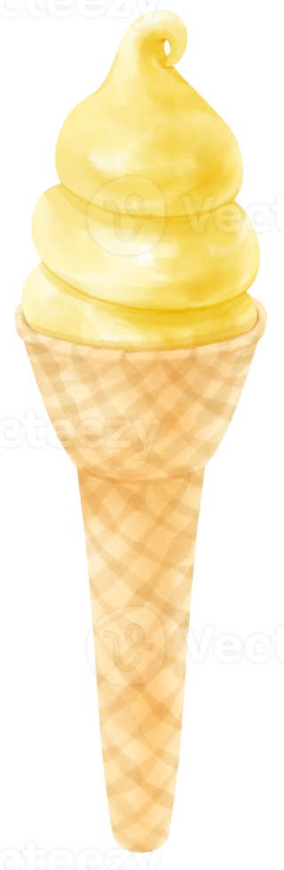 ice cream watercolor png