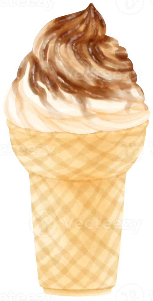 ice cream watercolor png