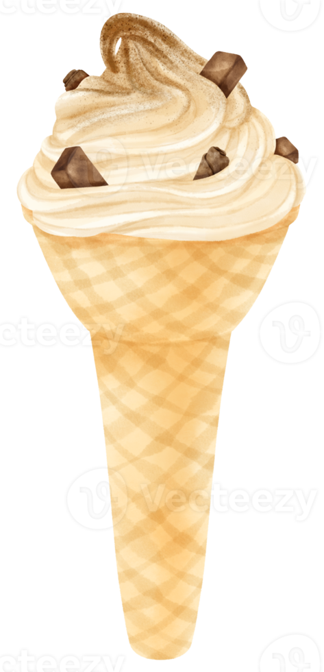 acuarela de helado png