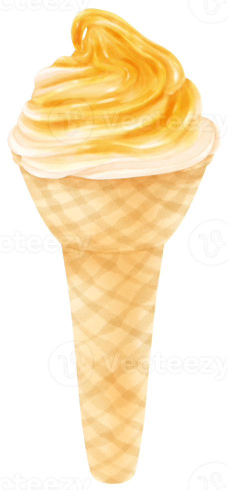 ice cream watercolor png