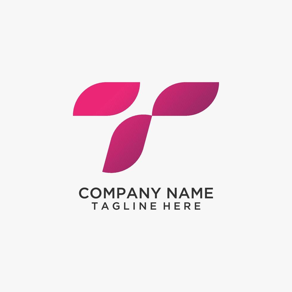 Letter T abstract logo design 9694794 Vector Art at Vecteezy