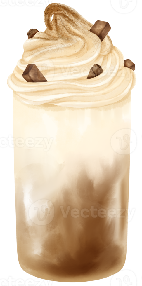 chocolate drink watercolor png