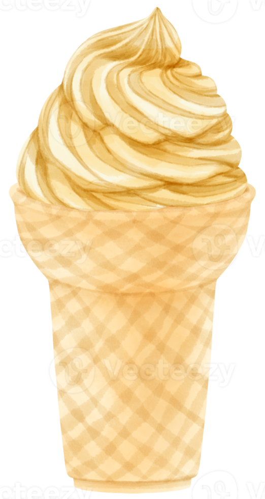 ice cream watercolor png