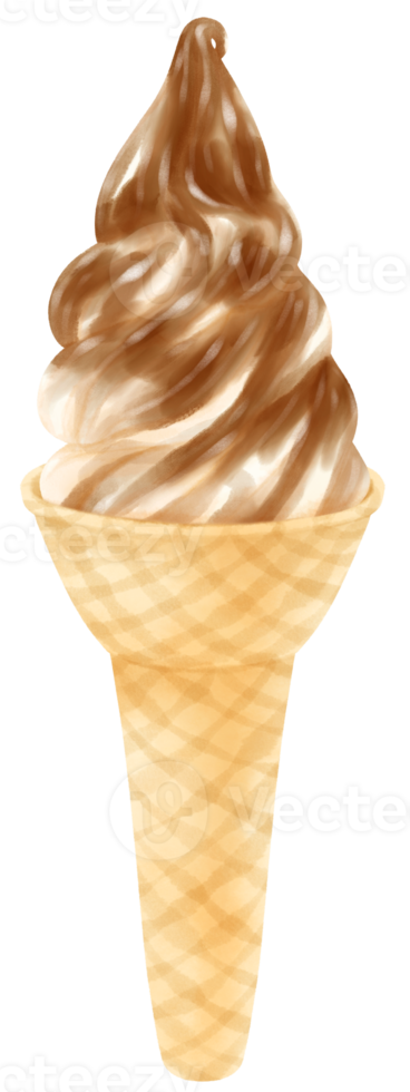 ice cream watercolor png
