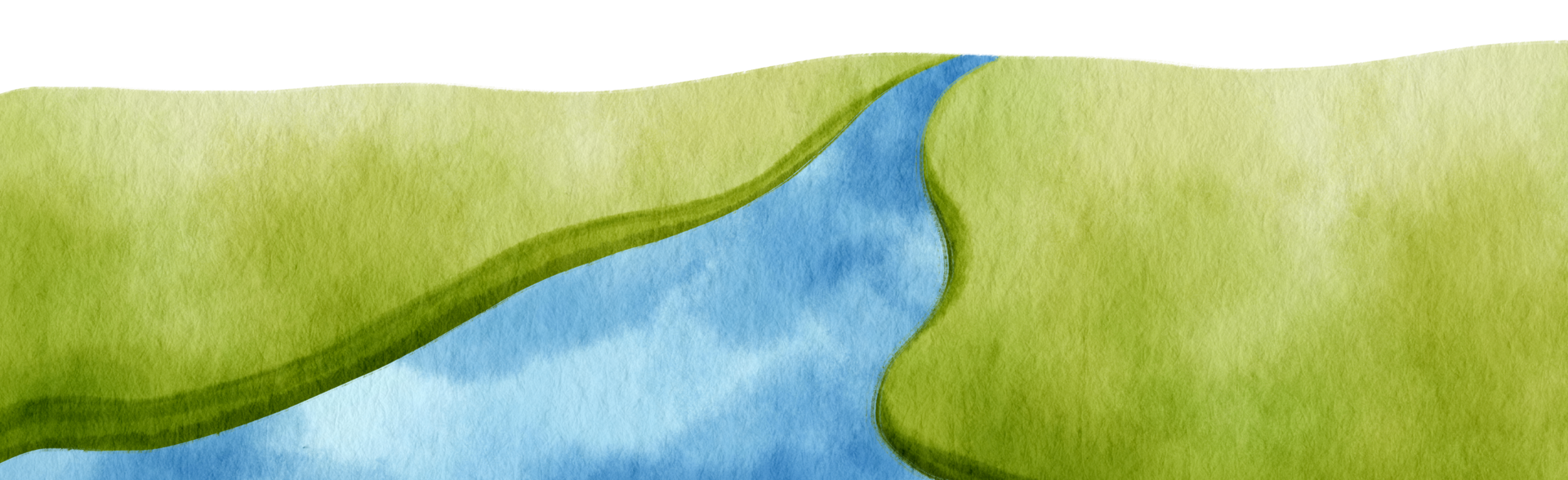 Naturlandschaft Aquarell handgemalt png