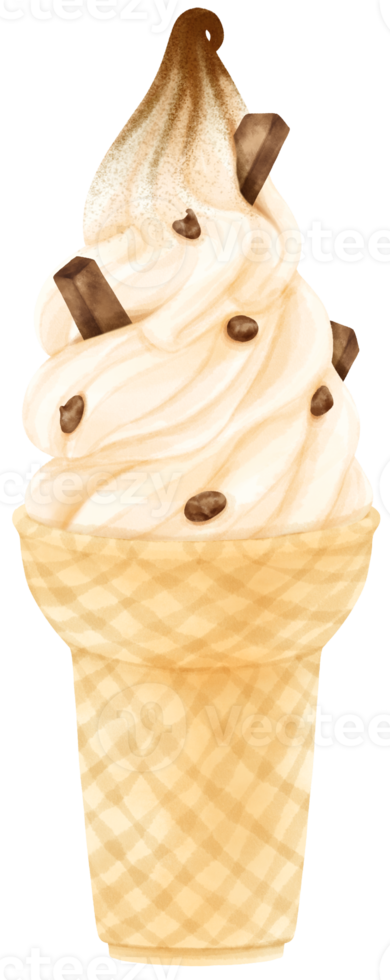 ice cream watercolor png