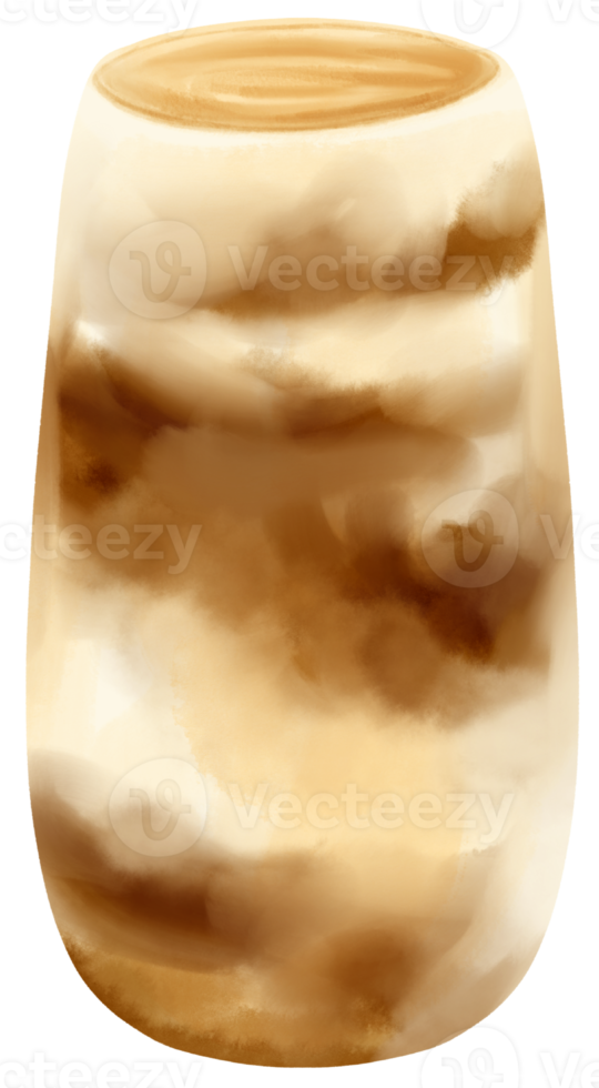 aquarela de bebida de chocolate png