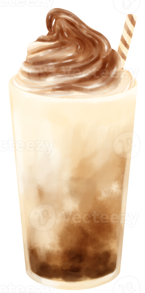 chocolate drink watercolor png