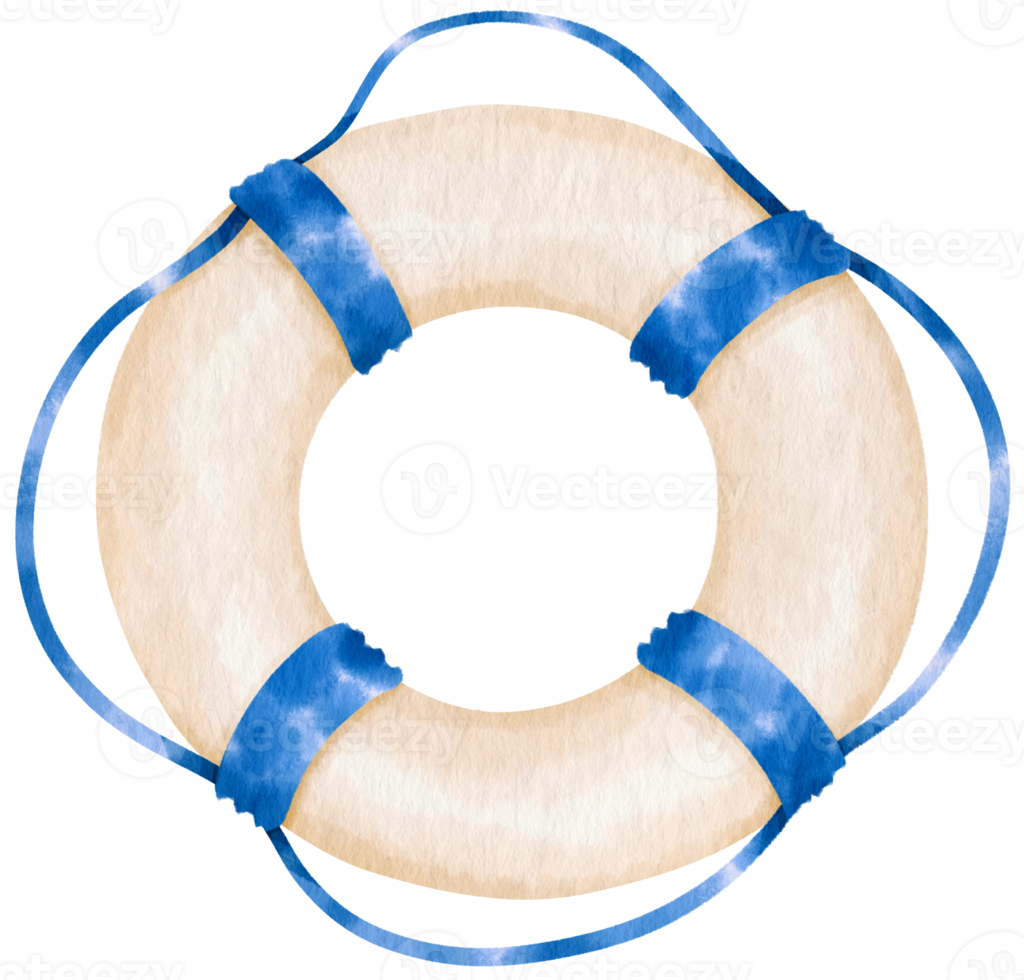 livboj vattensäkerhet i akvarell för sommar dekorativt element png