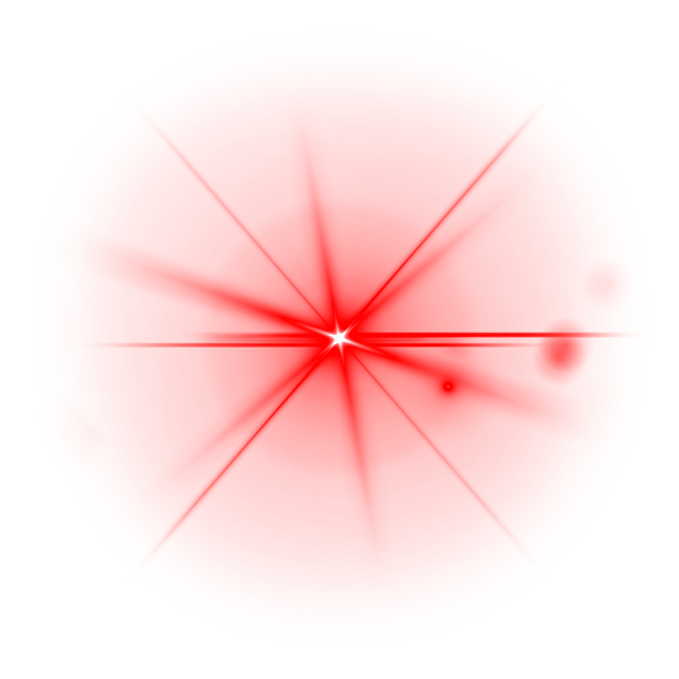 Red Light Lens Flare png