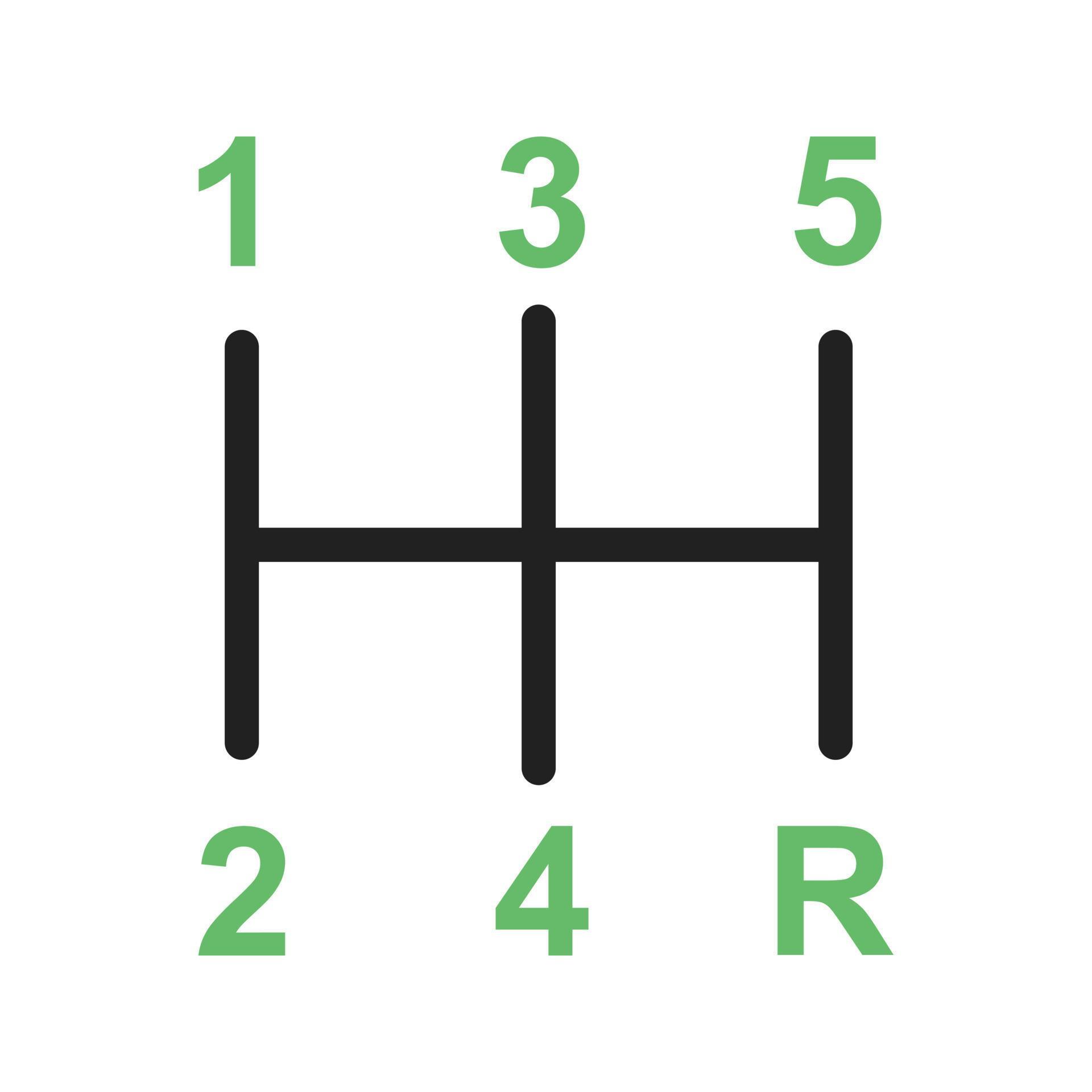 Car Shifter Line Green and Black Icon 9696567 Vector Art at Vecteezy